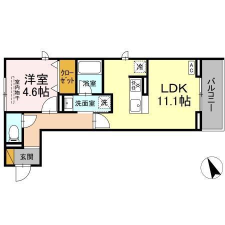 ハスクバーナ江戸川台（301） 間取り図画像