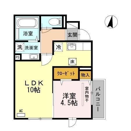 ジュネナナモリ（101） 間取り図画像