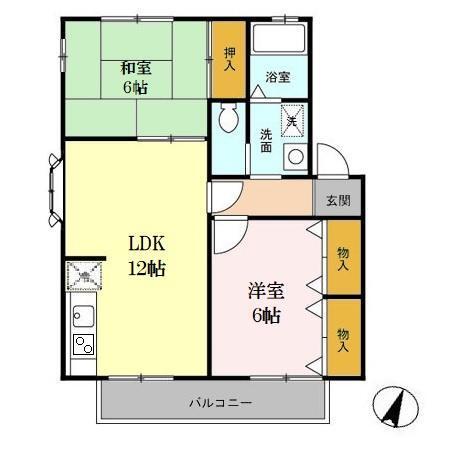 ストークハウス（206） 間取り図画像