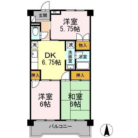 小峯ビル（303） 間取り図画像