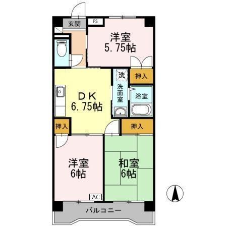 小峯ビル（301） 間取り図画像