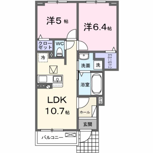 ヒカルサ東京武蔵村山（102） 間取り図画像