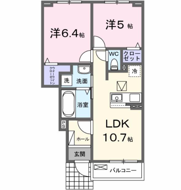 ヒカルサ東京武蔵村山（103） 間取り図画像