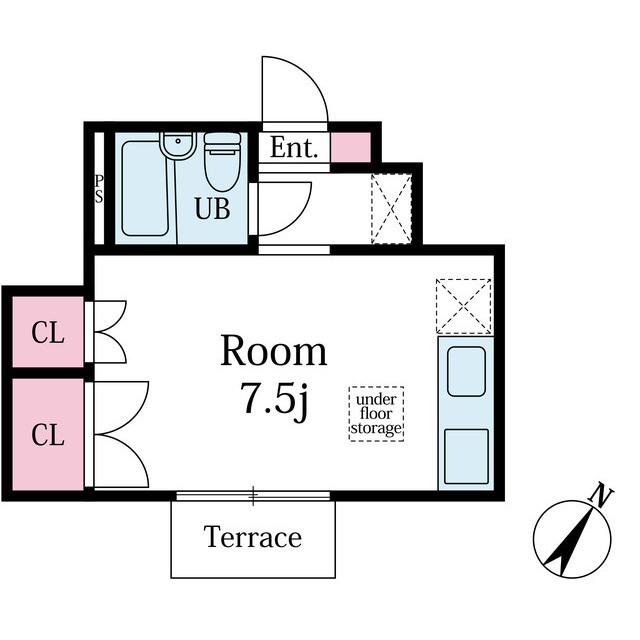 フェリース牟礼（102） 間取り図画像
