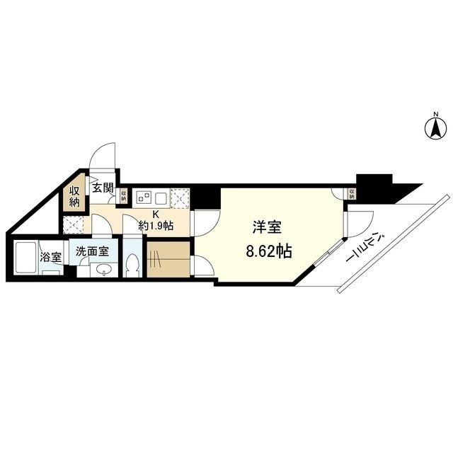 スタイリオ旗の台Ⅱ（403） 間取り図画像