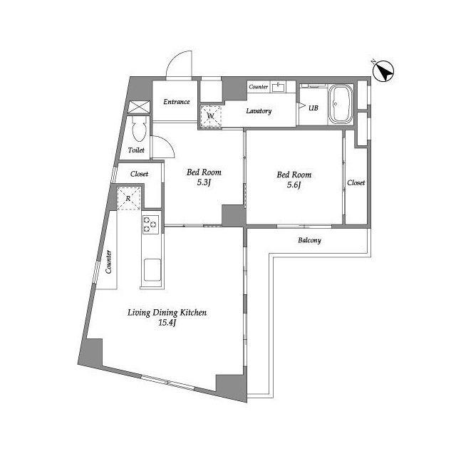 メトロステージ中目黒２（0501） 間取り図画像