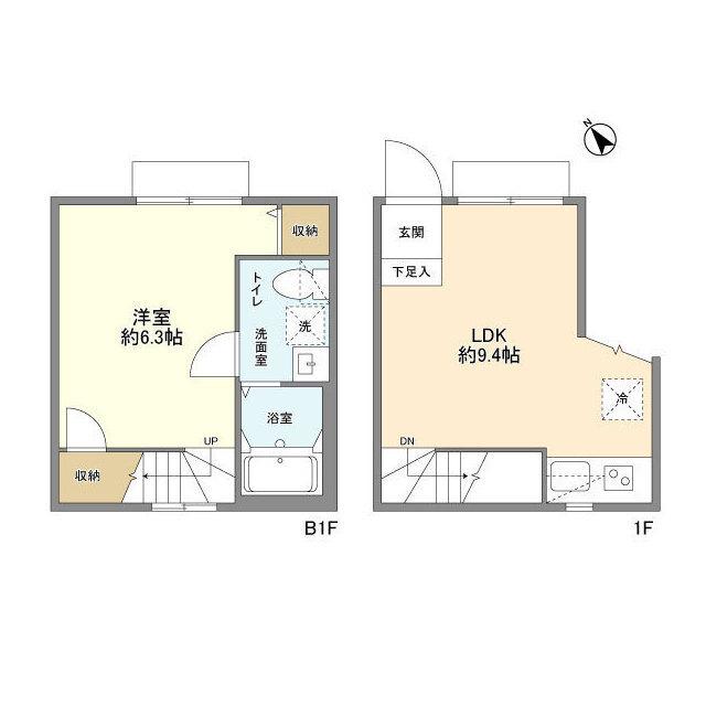 スタイリオフィット武蔵小山（111） 間取り図画像