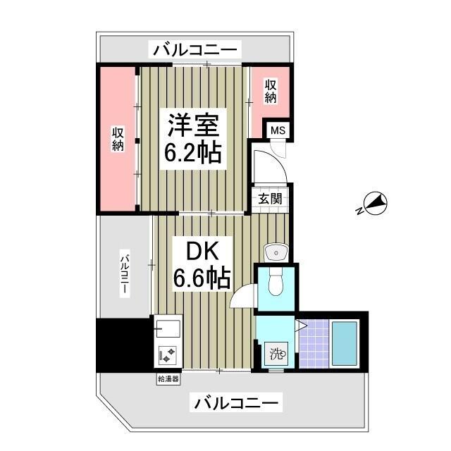 エスティドミール（402） 間取り図画像