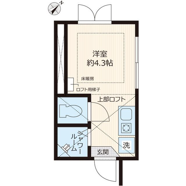 プラムフェリス（205） 間取り図画像