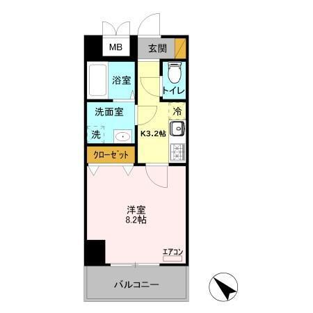 ベルフルール（211） 間取り図画像