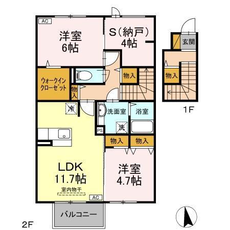 シエルツリー　Ⅲ（202） 間取り図画像