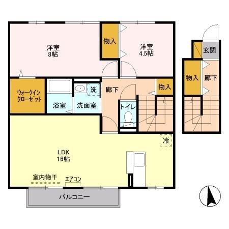 メイユール　マチハタ（202） 間取り図画像