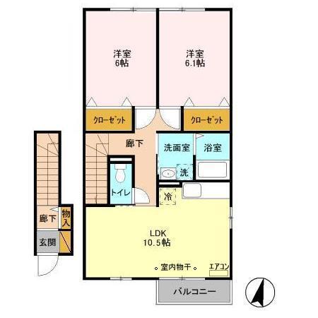 ジュネス（203） 間取り図画像