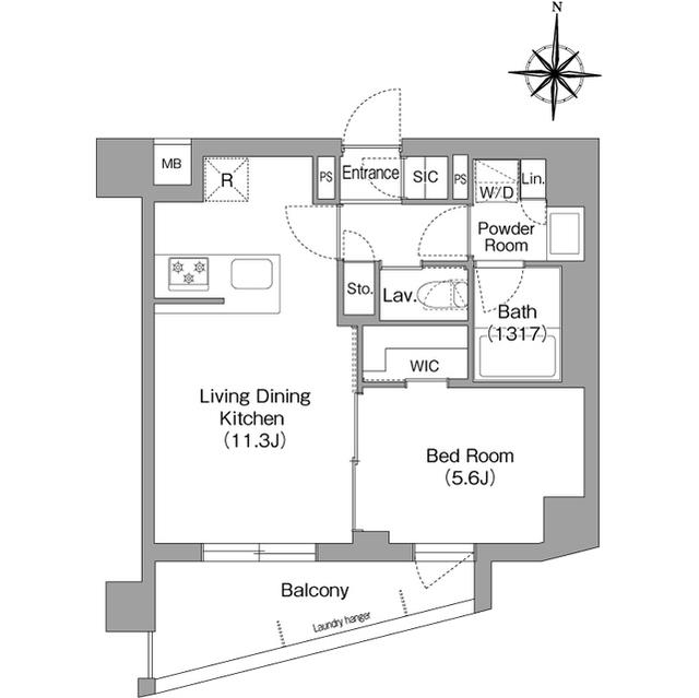 コンフォリア・リヴ永福町（209） 間取り図画像