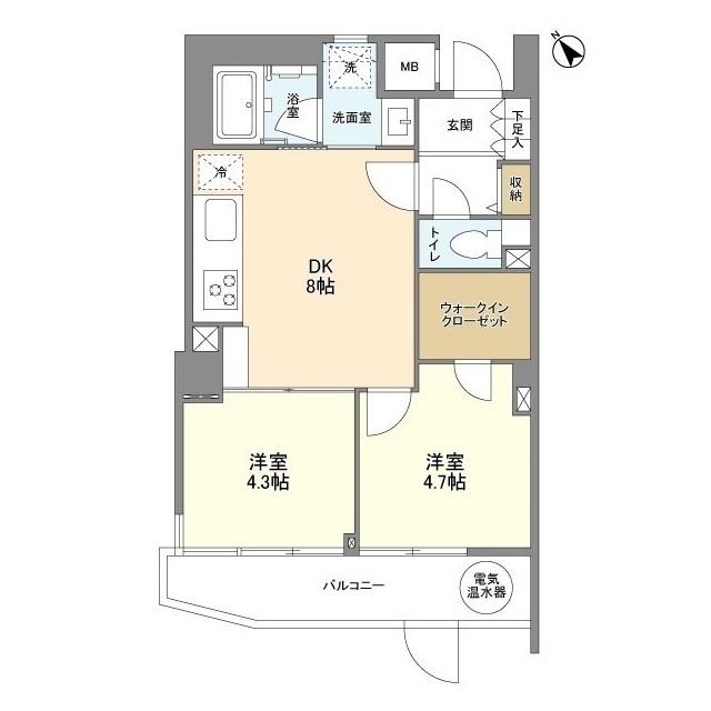 ミリアレジデンス中野弥生町（101） 間取り図画像