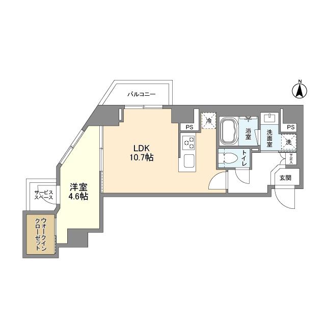 ジオエント新中野（605） 間取り図画像