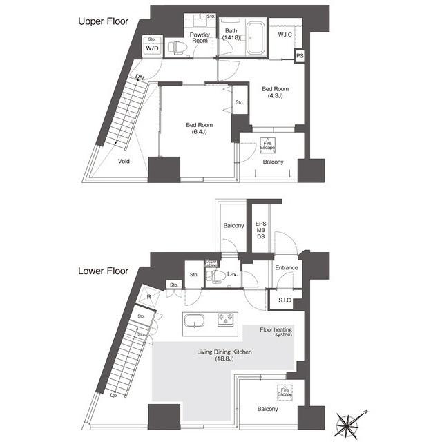コンフォリア新中野（0715） 間取り図画像