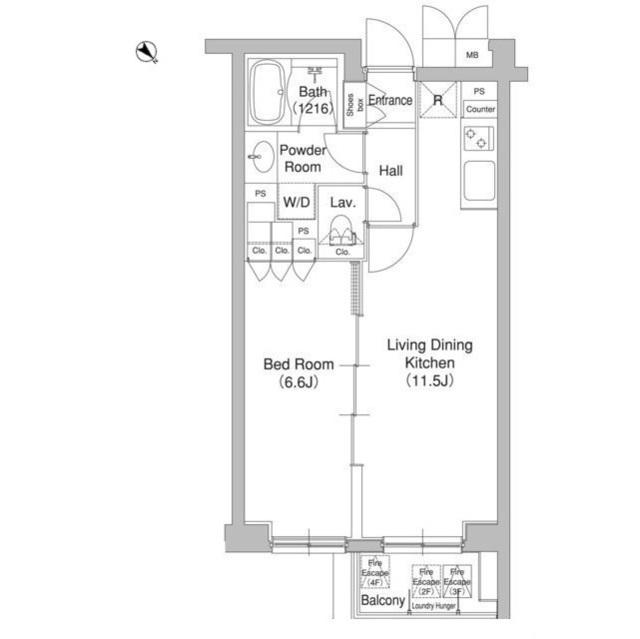 コンフォリア原宿（0218） 間取り図画像