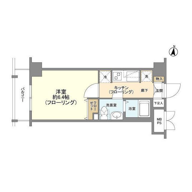ステージファースト三軒茶屋アジールコート（303） 間取り図画像