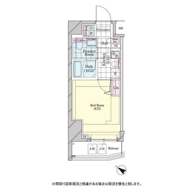シェル品川戸越（310） 間取り図画像