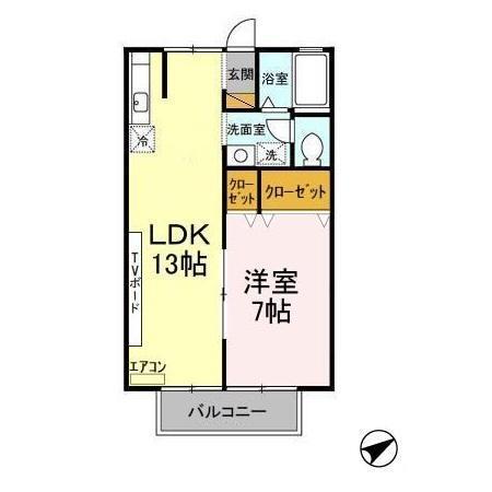 セディアメージュ浦安（202） 間取り図画像