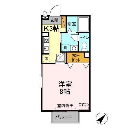 ノーブル富里（103） 間取り図画像