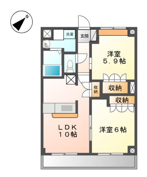 ヒンメルブロー　(ＨＩＭＭＥＬ　ＢＬＡ) 間取り図画像