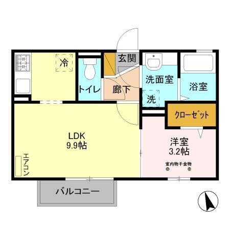ロンサール（203） 間取り図画像