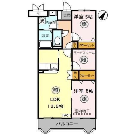 リブラ川崎（302） 間取り図画像