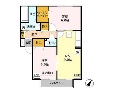 童夢（102） 間取り図画像