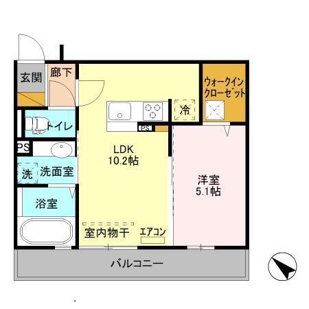 メゾン・ド・ボヌール（102） 間取り図画像
