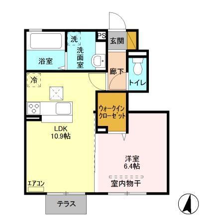 メゾンエミールⅠ（102） 間取り図画像