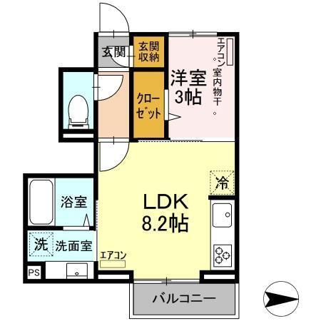 メゾンフォレストⅦ（105） 間取り図画像