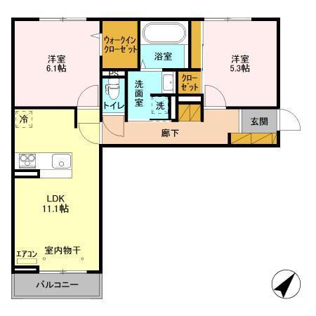 ベリーナ（303） 間取り図画像