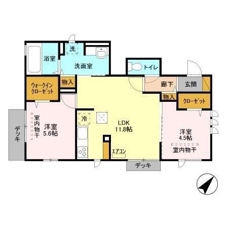 リベラーレ（101） 間取り図画像