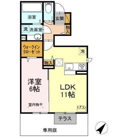 ラポール（101） 間取り図画像