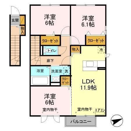 アイビー（201） 間取り図画像