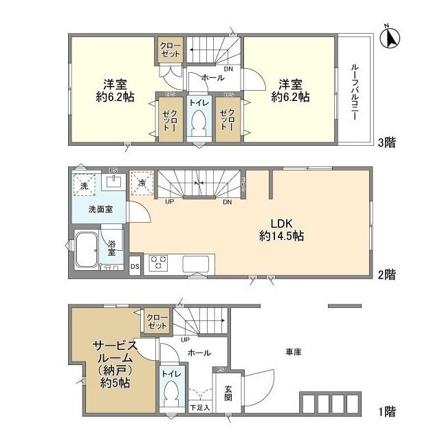 Kolet川崎下麻生 間取り図画像