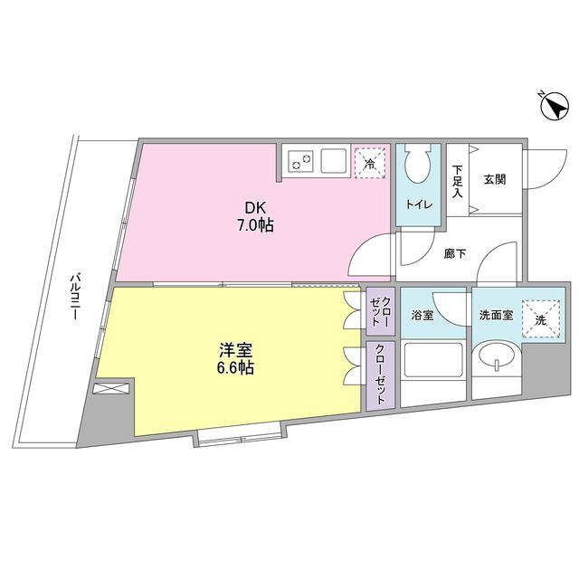 コンフォリア池尻（403） 間取り図画像