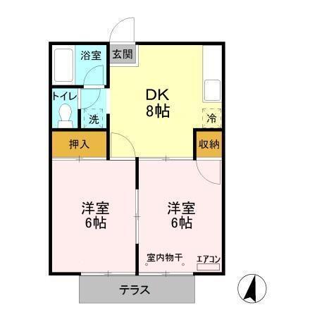 サマックス　プラトー（101） 間取り図画像