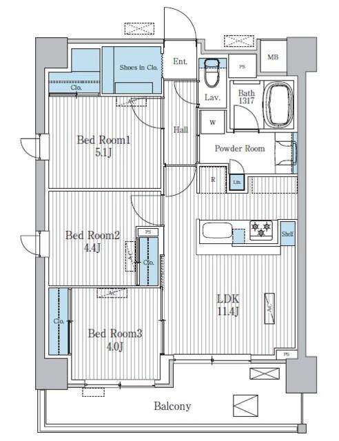 Ｔｅｒｒａ蚕糸の森（606） 間取り図画像