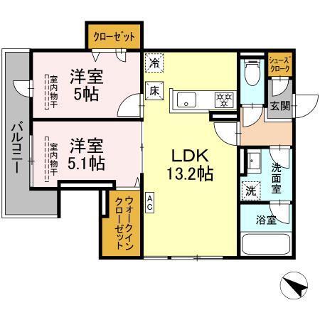 サン・クレール（101） 間取り図画像