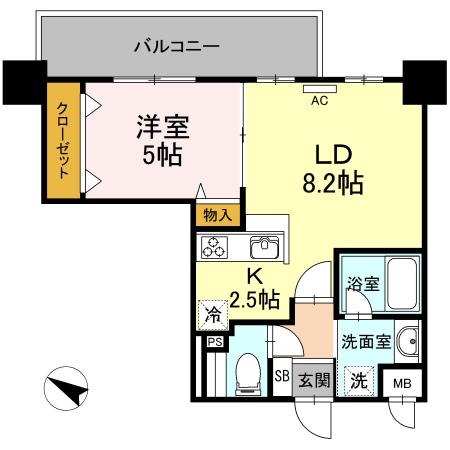 ハイムローゼⅦ（402） 間取り図画像