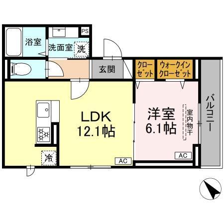 D Paina 登戸Ⅱ（306） 間取り図画像