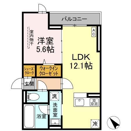 D Paina 登戸Ⅱ（205） 間取り図画像