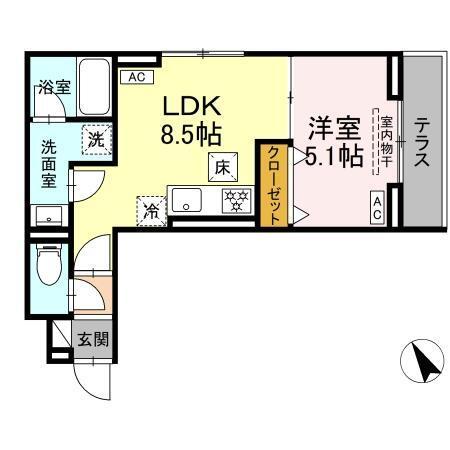 セレスティア桜上水（106） 間取り図画像
