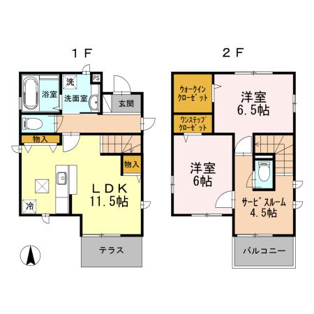 アブラメンタウン　Ｆ（001） 間取り図画像