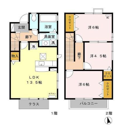 アプリコット（A） 間取り図画像