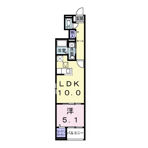 ベル・ウッド深大寺（102） 間取り図画像