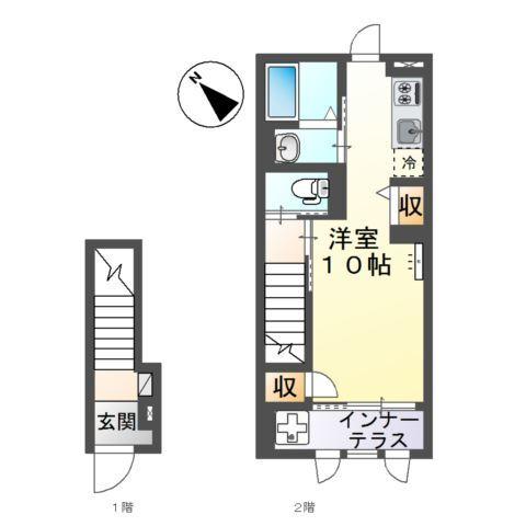メゾン　ド　マロン 間取り図画像